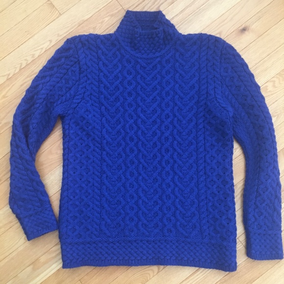 Aran Mor Irish made merino wool sweater sz medium - Picture 2 of 12